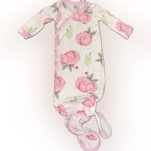 Copper Pearl newborn gown